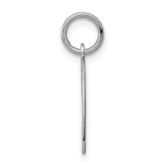 Sterling Silver, Athletic Collection, Small Polished Number 9 Pendant - Picture 2 of 5